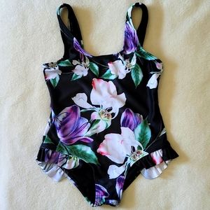 SALE 5/$20 SHEIN Toddler Floral Bathing Suit, Size 110